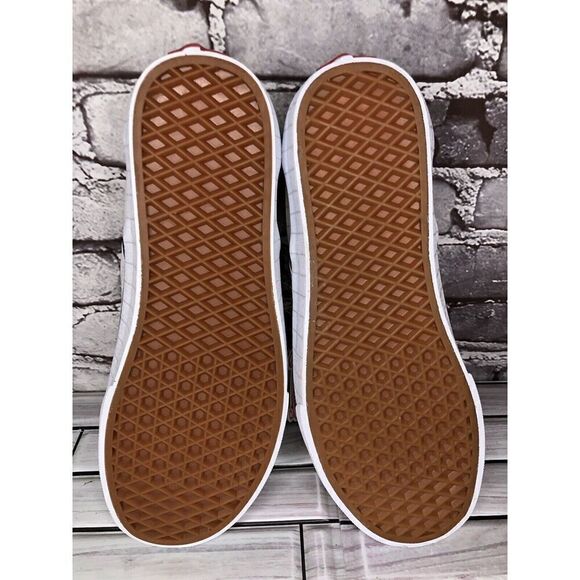 Vans Classic Slip-On Checkerboard Day White Canvas Sneakers Shoes Women 9.5M US - Picture 13 of 16